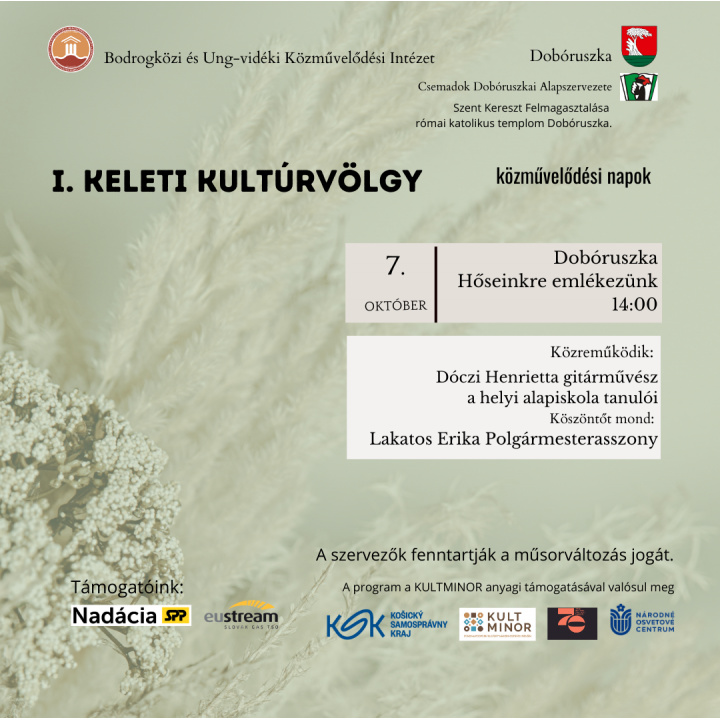 I. ÚDOLIE KREATÍVNEJ KULTÚRY NA VÝCHODE