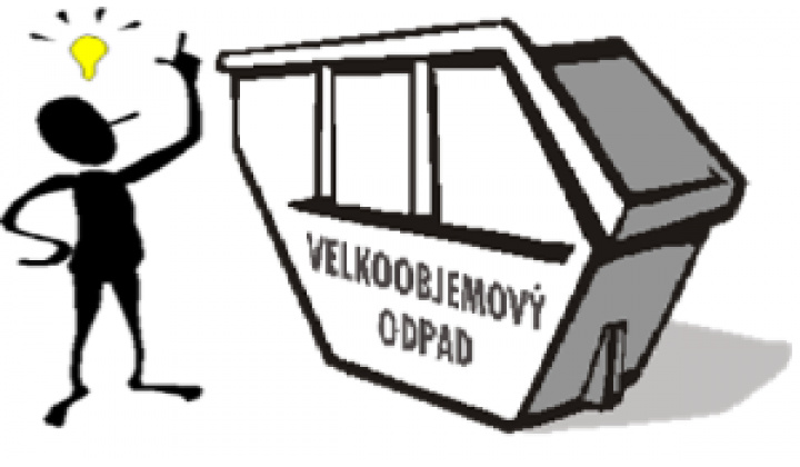 Oznámenie o pristavení veľkokapacitného kontajnera na zber objemového odpadu