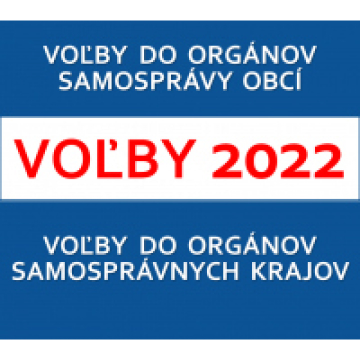 VOĽBY DO ORGÁNOV SAMOSPRÁVNYCH KRAJOV 2022